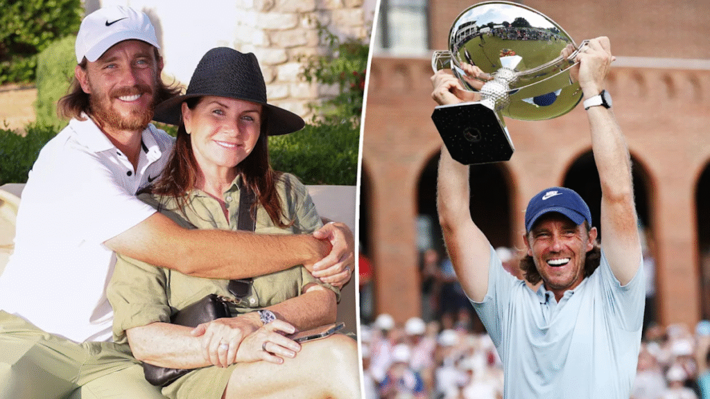 Tommy Fleetwood golf family support 